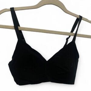 Aerie Black Padded Bralette Size Small